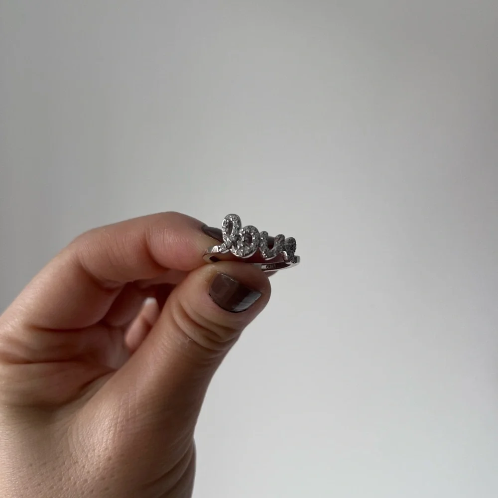 NWT Diamonique Love Diamond Ring - Picture 6 of 7